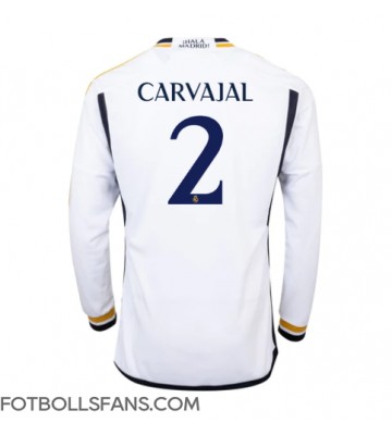 Real Madrid Daniel Carvajal #2 Replika Hemmatröja 2023-24 Långärmad